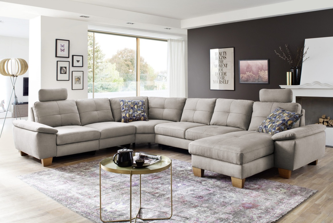 A furnished living room.