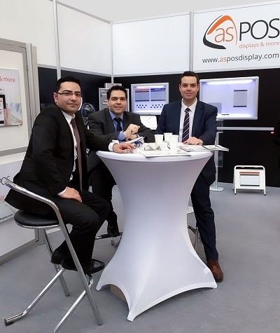 Das Team von asPOS (von links:) Ismail Akyol, Ihsan Tufan und Tristan Mölner....