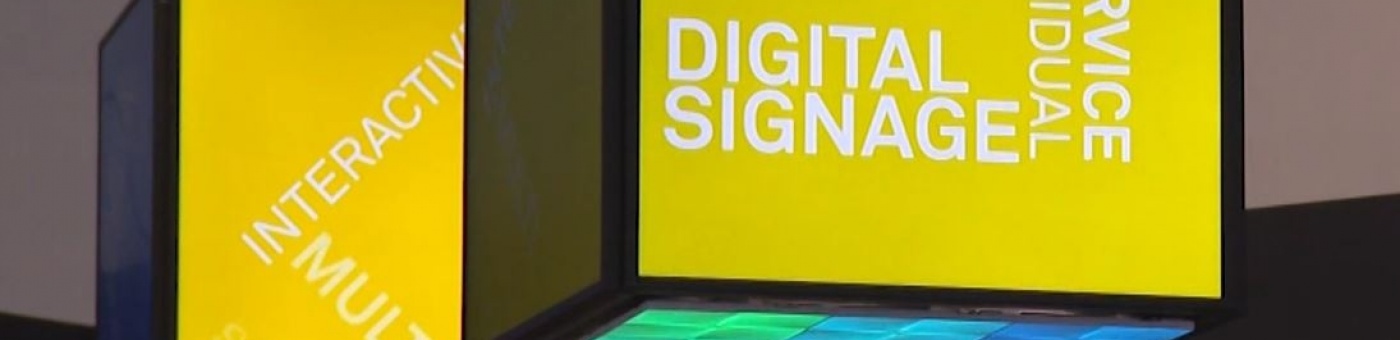 Photo: digital signage