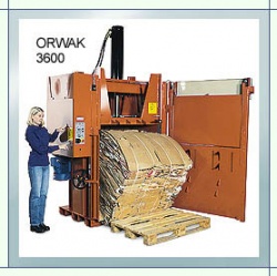 Orwak 3600 - High density bales  mean lower transport costs...