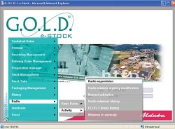 G.O.L.D. Radio controls and optimises in real-time all warehouse operations...
