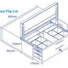 Thumbnail-Photo: CashPlus SpaceSaver cash drawer