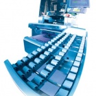 Photo: New WA series fully-integrated weigh-wrap-label system...