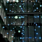 Photo: Modern interpretation of light cloud composed of more than 600 LED globes...