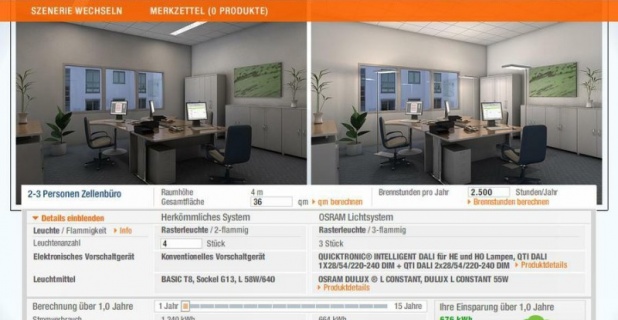 OSRAM Light-Consultant: switch-over to energy-efficient lighting solutions...