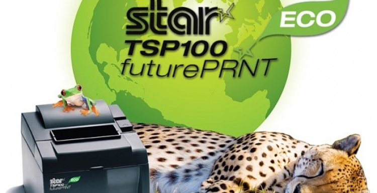 Photo: New TSP100 ECO printer from Star Micronics minimises environmental...