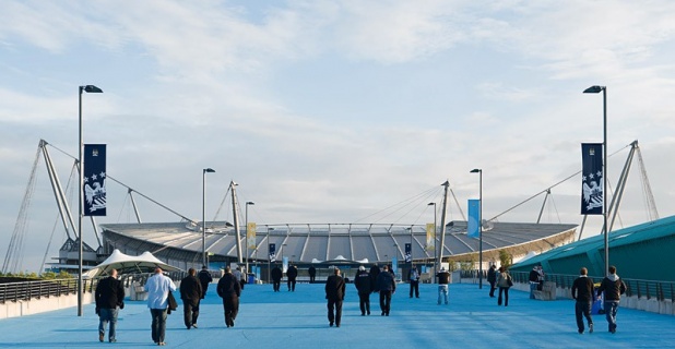 Manchester City Stadium; Fotograf: James Newton, London...