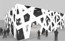 net-like façade