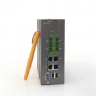 Photo: DIN rail PC without fan with six serial, four GB LAN and eight digital...