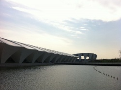 Outlook of Shanghai Oriental Sports Center  ©  Bosch Sicherheitssysteme GmbH...