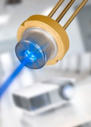 Plenty of light for demanding applications: The blue high power laser diode is...