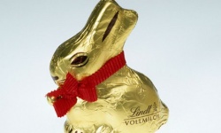 Lindt chocolate Easter bunny.