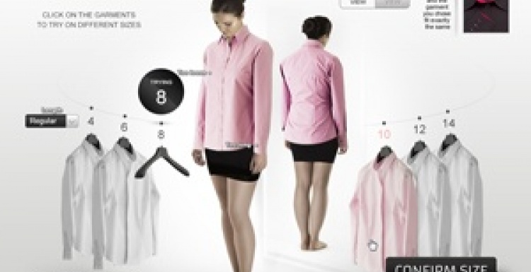 Photo: Virtual fitting room data shows 7% increase in Average Basket Value...