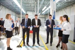Inauguration of the new assembly facility in Leshkovo, Russia....