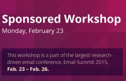 Retail Personalization workshop at MarketingSherpa Email Summit 2015...