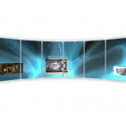 Photo: The world’s first curved, multi-user interactive wall...