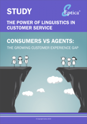The Eptica Study combined research with consumers and contact centre agents....