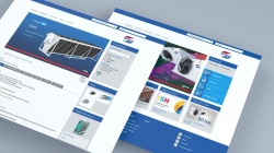 New Güntner website focusing on product information...