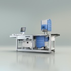 Photo: Weighing and labeling in the smallest of spaces...