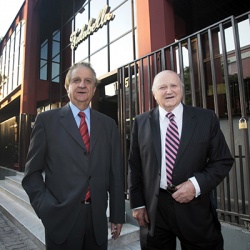 Juan Cúneo Solari (l.) and Reinaldo Solari (r.), former Chairmen, Falabella....