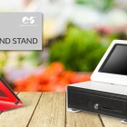 Photo: C-Frame multi-tablet enclosure and stand