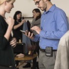 Photo: The sales personnel in the store gets a mobile upgrade...