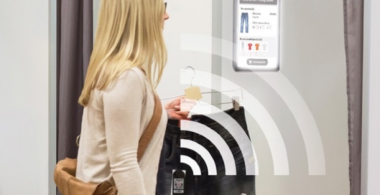 Photo: Digital fitting room application for fashion retailers...