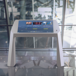Photo: Multitouch solution improves traveller experience at Frankfurt Airport...