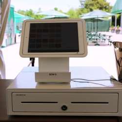 Photo: Golf tournament patrons experience streamlined checkout...