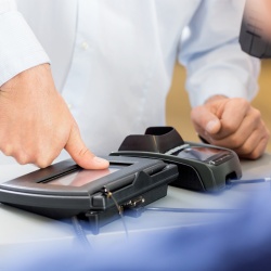 Photo: Pay by using your fingerprint: growing interest in biometric payment...