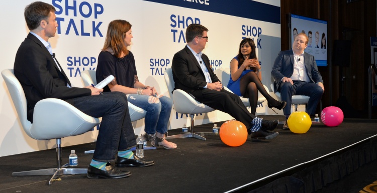 Photo: Panel discussion at a Shoptalk event; copyright: Shoptalk Europe...