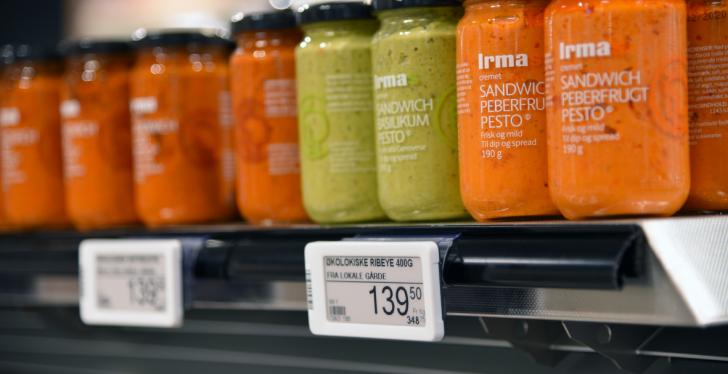 electronic shelf labels; Copyright: IRMA