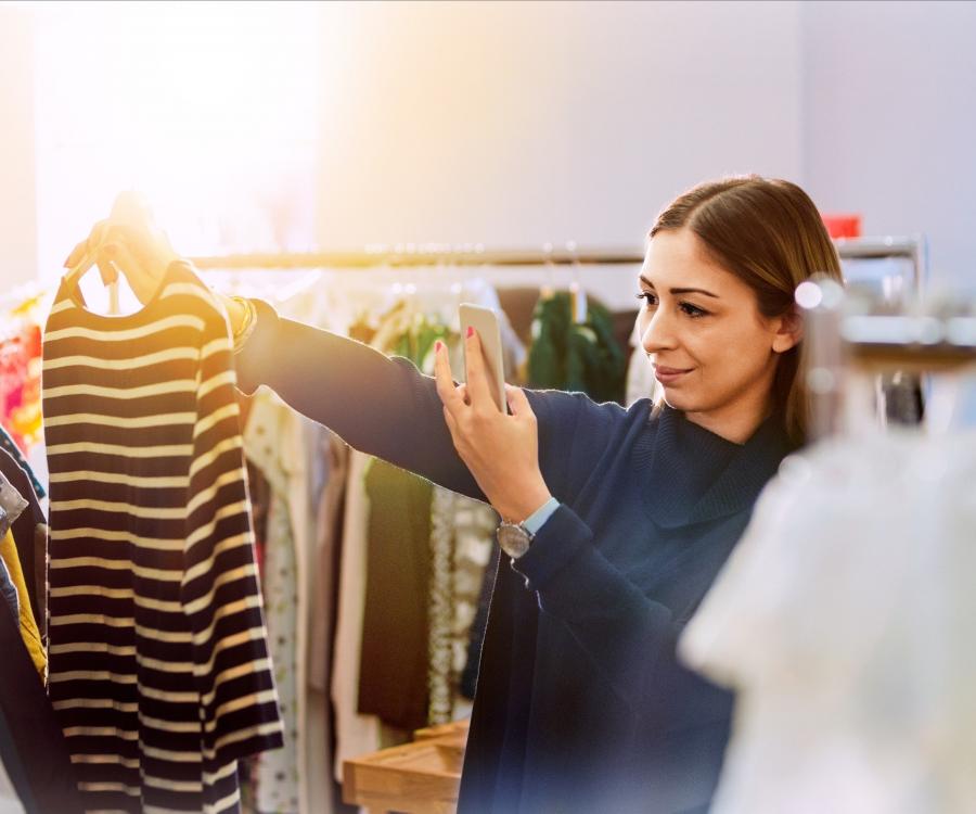 Photo: Digital natives value brick and mortar stores …...