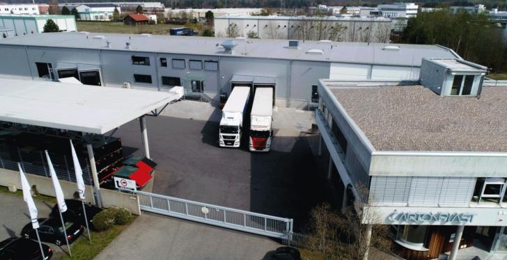 SCartonplast service center in Dietzenbach: top view...