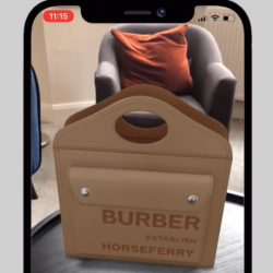 Thumbnail-Photo: Burberry creates augmented reality pocket bag experience...