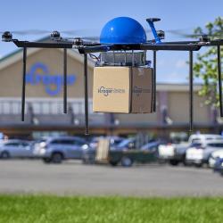 Thumbnail-Photo: Grocery delivery by drone