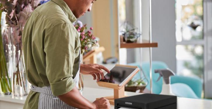 Printer in a store