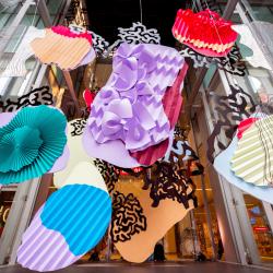 Thumbnail-Photo: Coral, a public art installation in a shopping mall...