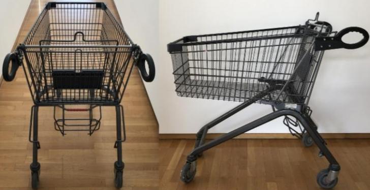 Shopping cart with round handles instead of handle bars; Source: Uni Innsbruck...