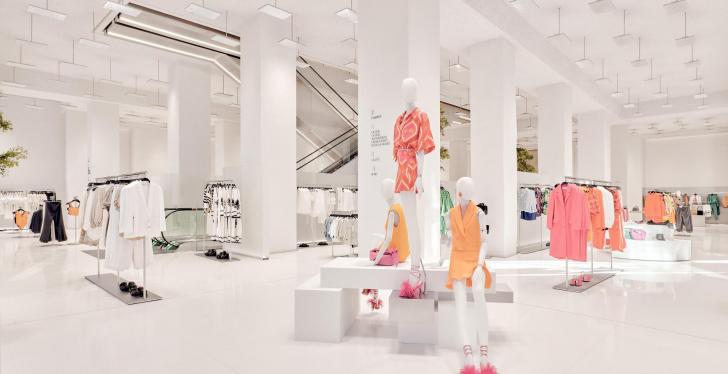 Interior view of the store in Madrid