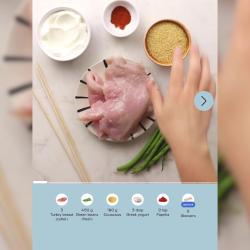Thumbnail-Photo: Weekly grocery shopping made easy: meal planning via app...