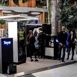 Thumbnail-Photo: Pop-up eye testing kiosks by Swedish tech company ieye...