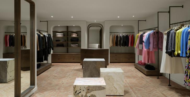 A newly designed fashion store of SMYTHE, copyright: Patrick Biller...