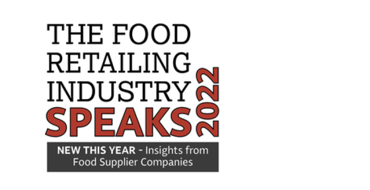Title of The Food Retailing Industry Speaks 2022 report...