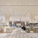 A cosmetics floor in a department store in South Korea; copyright: Namsun Lee...