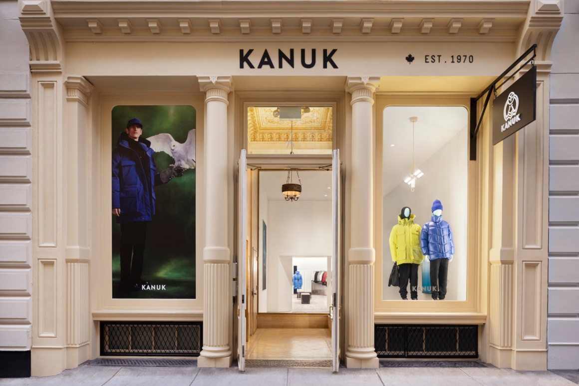 Store front of a fashion store named Kanuk; copyright: Eric Petschek...