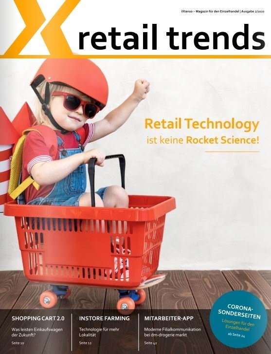 Cover of the issue of retail trends magazine