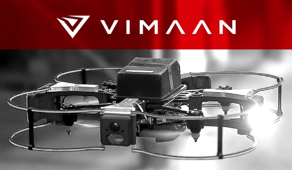 A flying drone; copyright: Vimaan