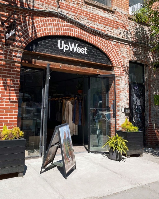 Entry of the UpWest store in New York City