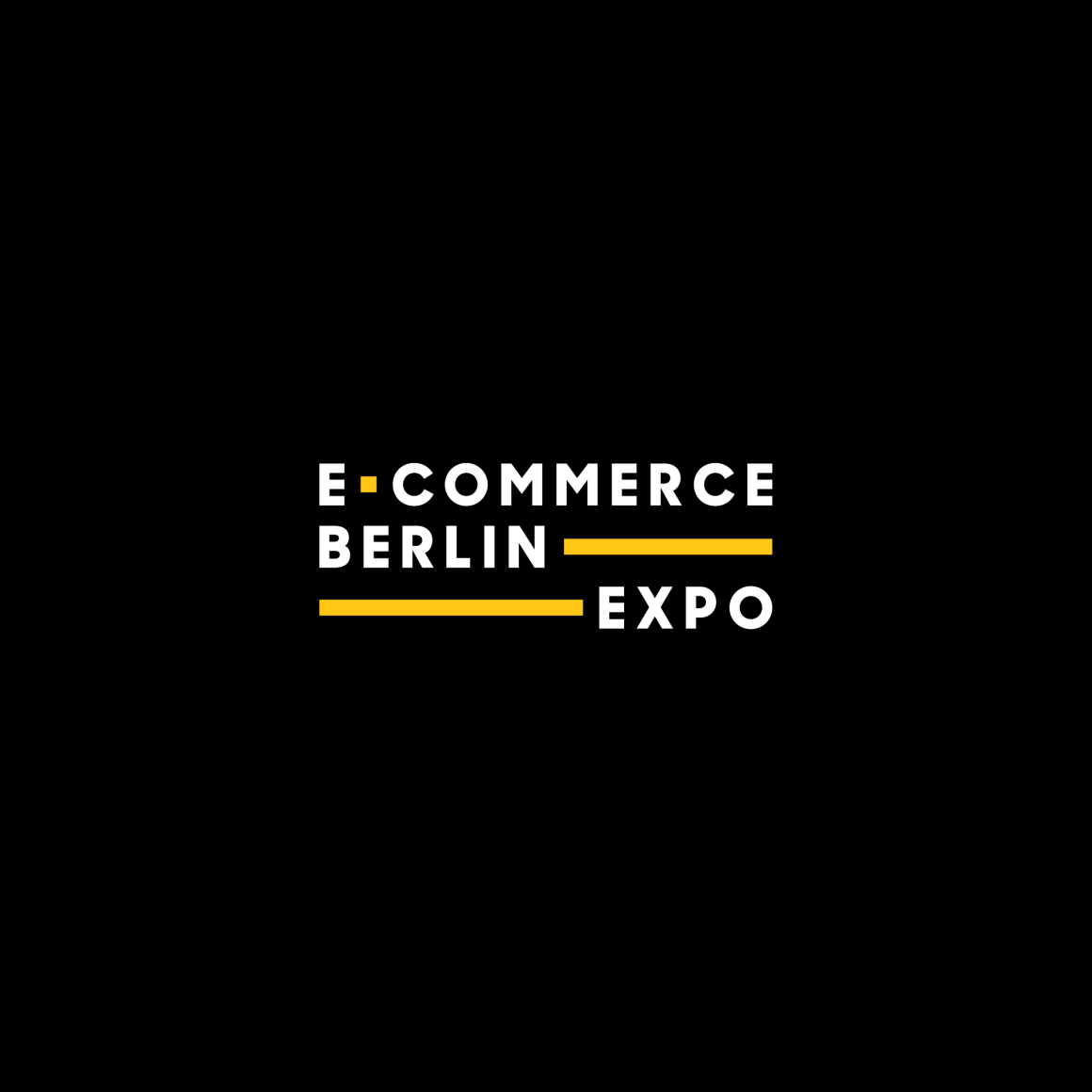 Black logo of the E-Commerce Berlin Expo